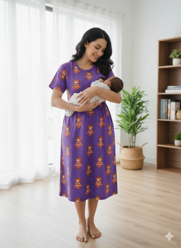 Feeding Calf Length- "Violet"