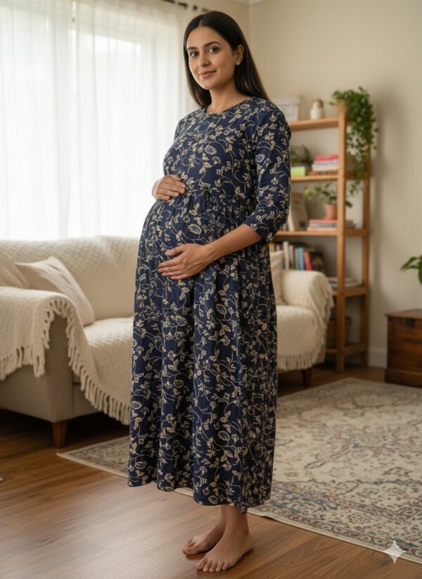 Feeding 3/4 Sleeve-"Navy Blue"