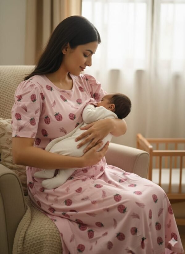 Feeding Puff Sleeve - "Pink"