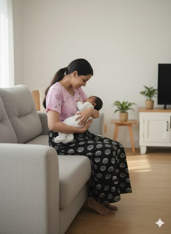 Feeding Normal Sleeve - "Pink & Navy Blue"