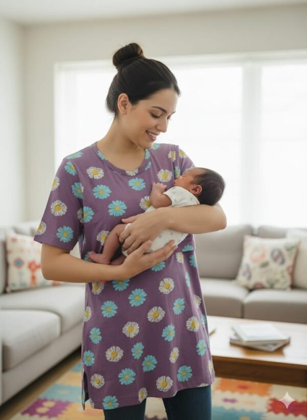 Feeding T-Shirt - "light purple"