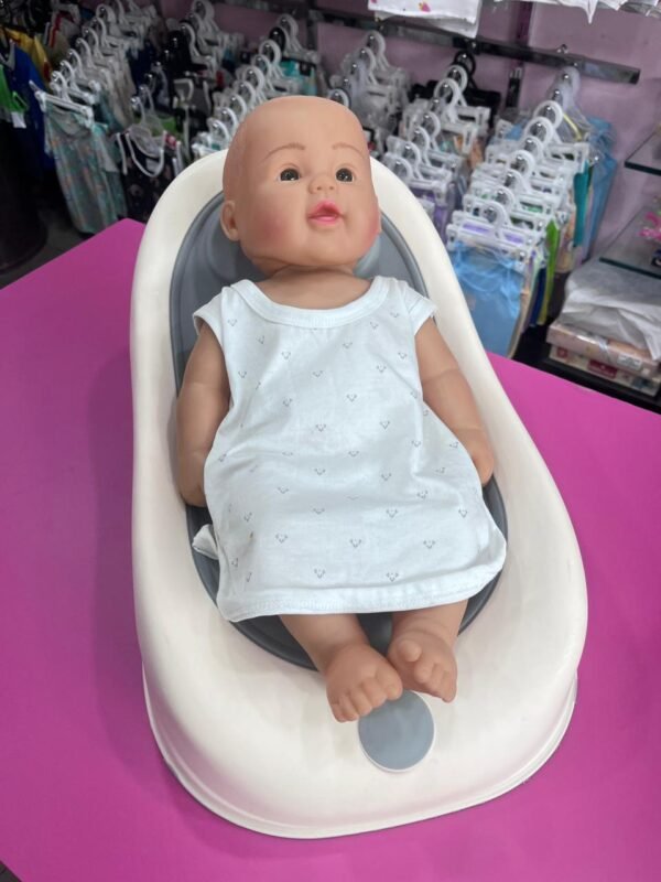 Silicone baby bather
