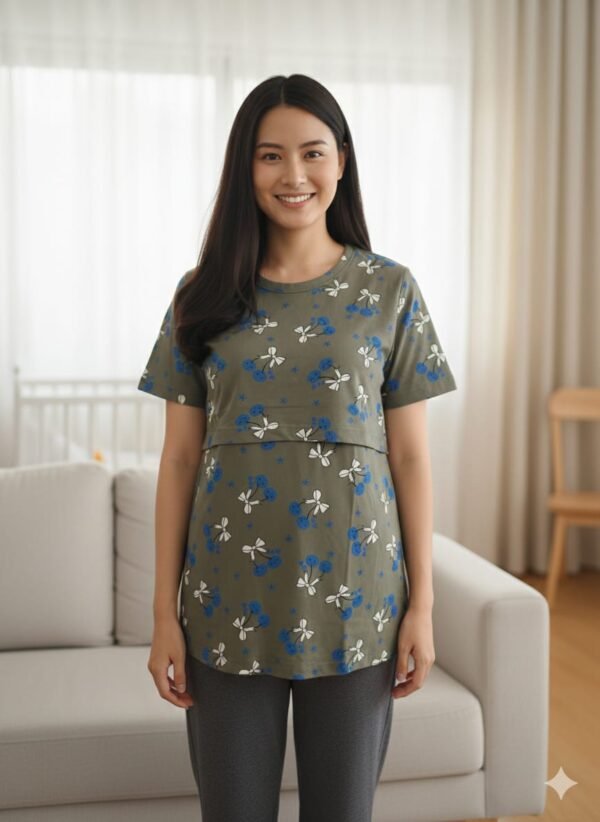 Feeding T-Shirt - "Olive Green"