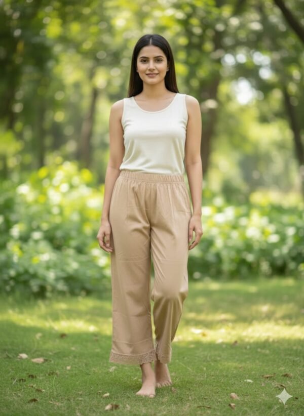 Palazzo With Fancy Cut-"Sandal"