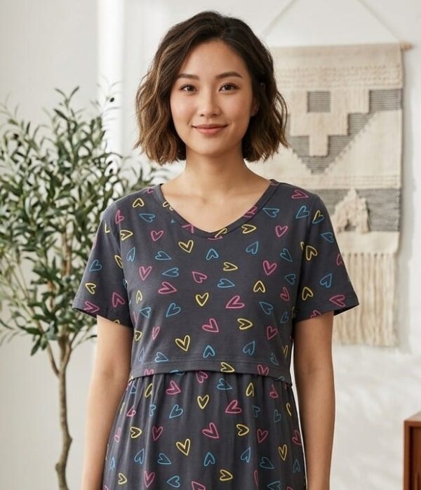 Black multi heart - FNS (P)