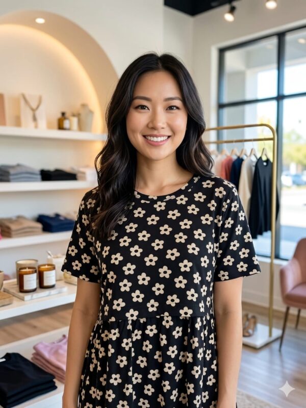 Black white flower - FNS (P)