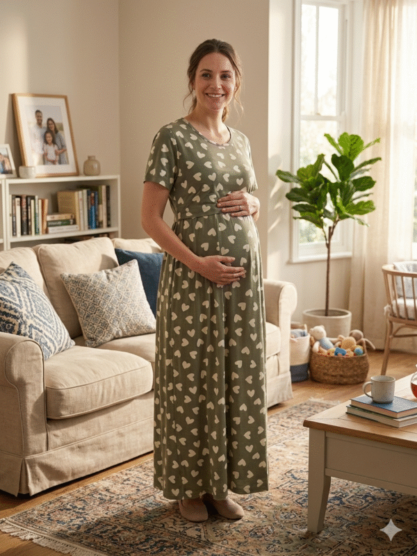 Green with white heart - FNS (P)