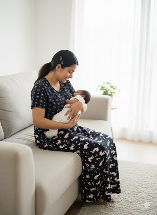 Navy blue with unicorn - Dual tone