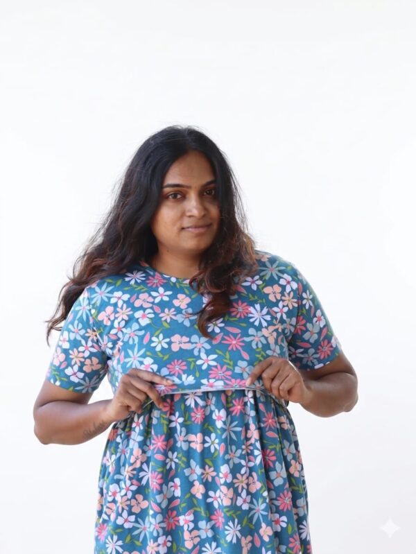 Green with flowers - FNS